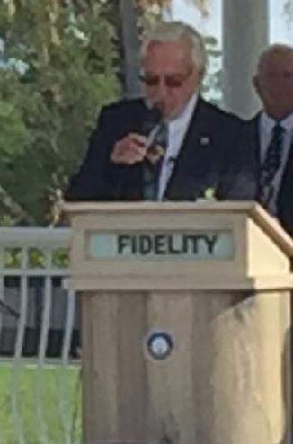 Stephen R. Deutsch at Flag Day ceremony
